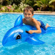 Dauphin Gonflable Bleu 130 cm avec Poignées pour Piscine et Plage – Matelas Flottant Fun pour Été, Vacances et Jeux d’Eau