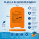 Planche de Natation Enfant 45cm pour Apprentissage de la Nage – Aide à la Flottaison pour Piscine et Initiation Aquatique