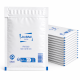 Lot de 200 Enveloppes à Bulles Blanches B/2 120 x 210 mm – Pochettes Matelassées d’Expédition pour Protection et Envoi de Colis