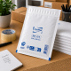 Lot de 100 Enveloppes à Bulles Blanches E/5 220 x 260 mm – Pochettes Matelassées d’Expédition pour Protection et Envoi de Colis