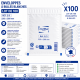 Lot de 100 Enveloppes à Bulles Blanches E/5 220 x 260 mm – Pochettes Matelassées d’Expédition pour Protection et Envoi de Colis