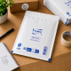 Lot de 100 Enveloppes à Bulles Blanches E/5 220 x 260 mm – Pochettes Matelassées d’Expédition pour Protection et Envoi de Colis