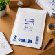 Lot de 50 Enveloppes à Bulles Blanches J/9 300 x 440 mm – Pochettes Matelassées d’Expédition pour Protection et Envoi de Colis