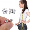 Boucles d'Oreilles Diamants / Aimants Minceur - Perte de Poids Naturelle