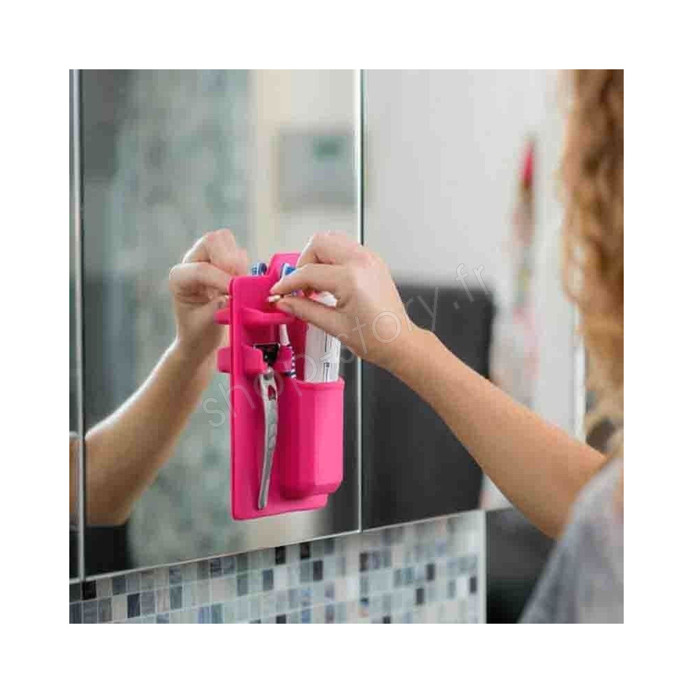 Organisateur de Salle de Bain pour Brosse à Dents, Dentifrice, Rasoirs etc