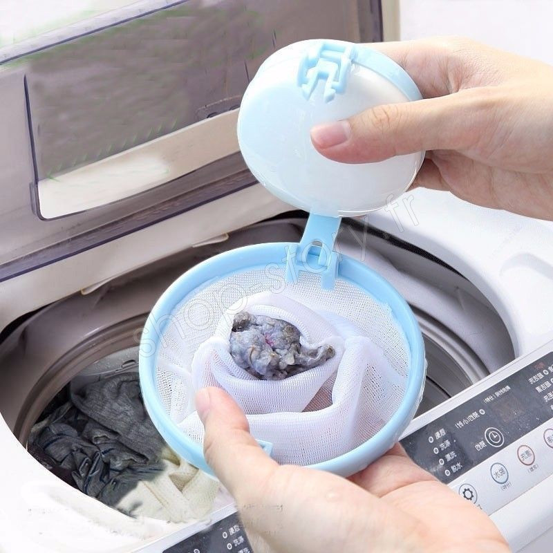 6x Boule de spray anti-cheveux anti-peluche réutilisable compatible avec la  machine à laver