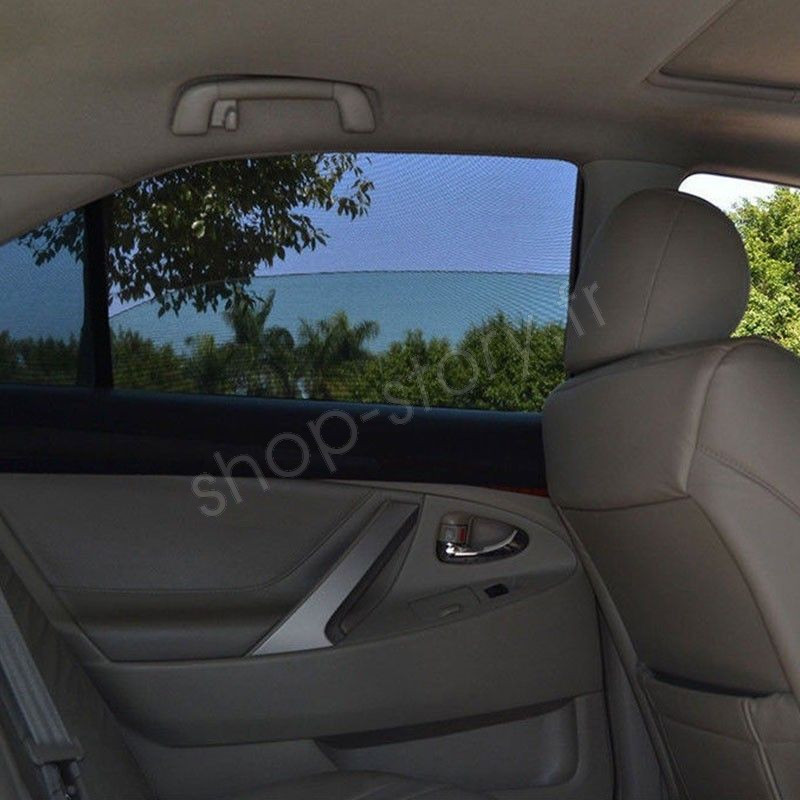 HiTS4KiDS - Lot de 2 Pare-Soleil pour Voiture avec Protection  UV - avec ventouses - Pare-Soleil pour Voiture pour vitres latérales -  Assombrissement des fenêtres de Voiture Disney Cars - 44 x 36 cm