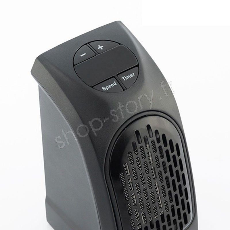 SHOP-STORY - Chauffage d'appoint électrique thermo-céramique sur Prise 400W  - Chauffage soufflant - Achat & prix