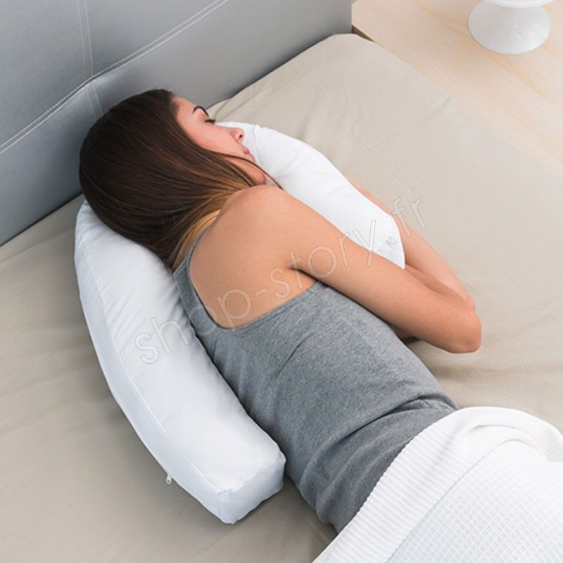 Oreiller Ergonomique de Position lat/érale en Forme de U SHOP-STORY