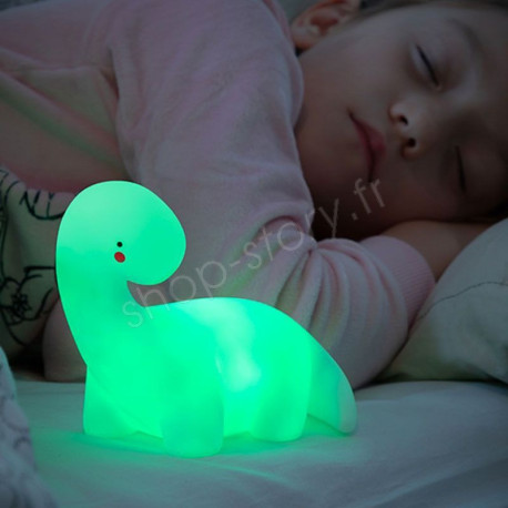 Lampe LED multicolore dinosaure