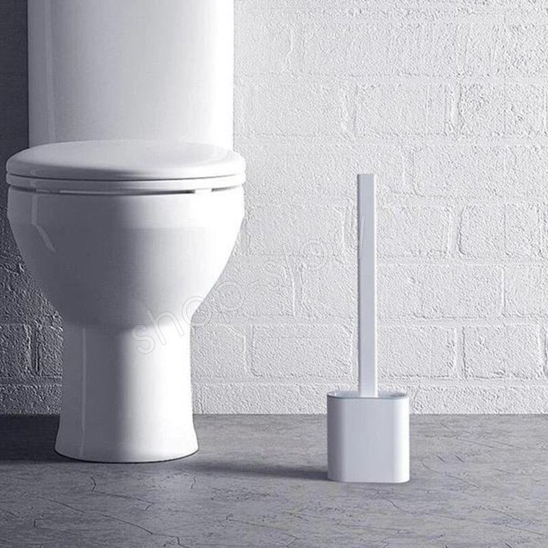 TOILET BRUSH : La Brosse WC en Silicone avec Support de Séchage
