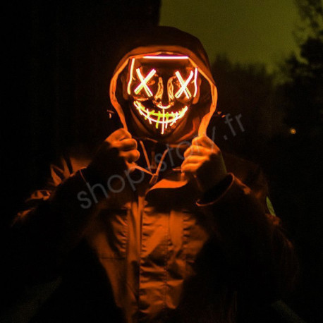 Masque LED de film d’horreur - La Purge
