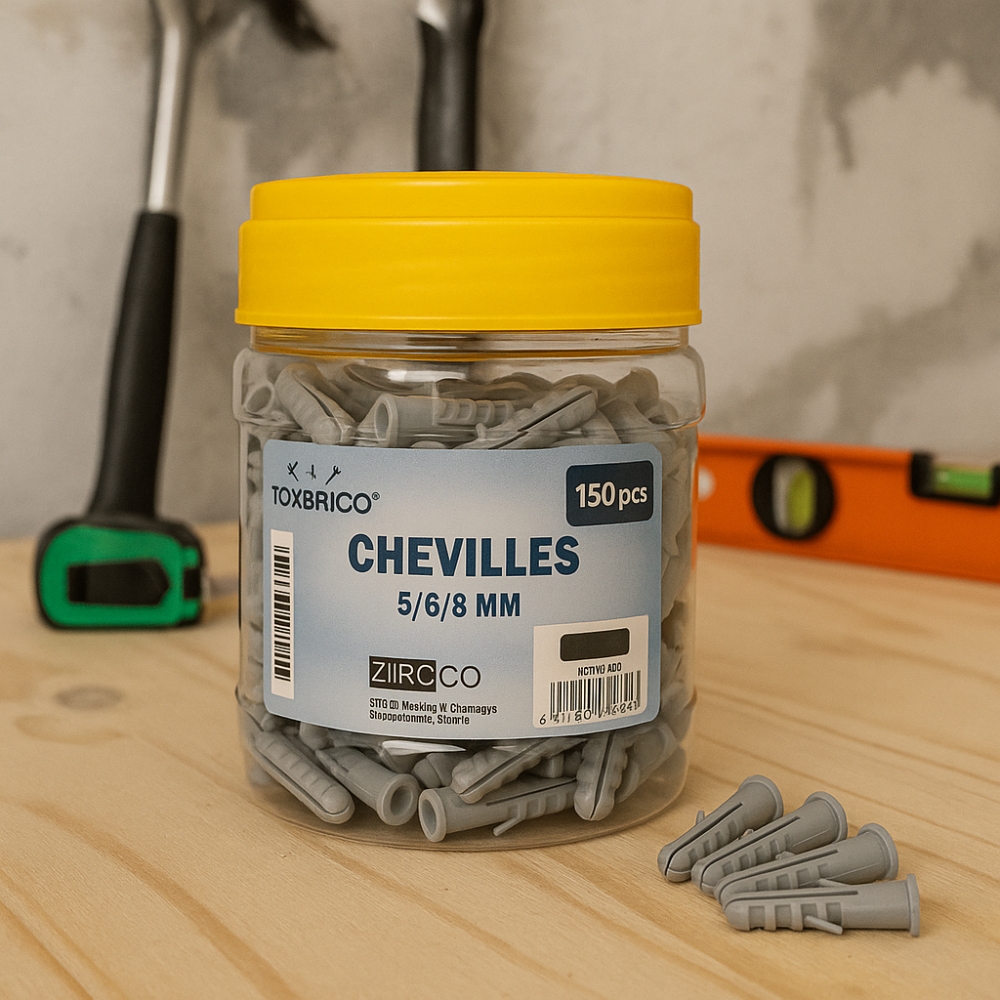 Chevilles 5/6/8 mm