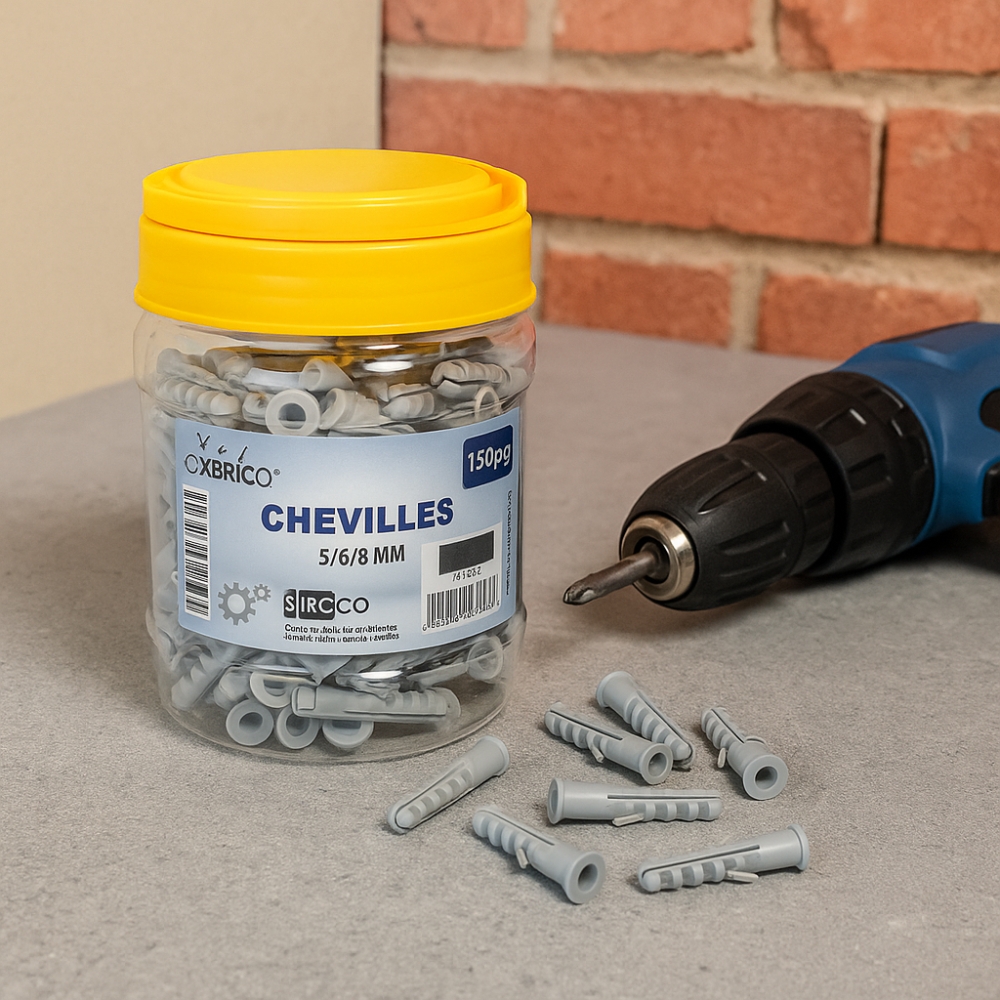 Chevilles 5/6/8 mm