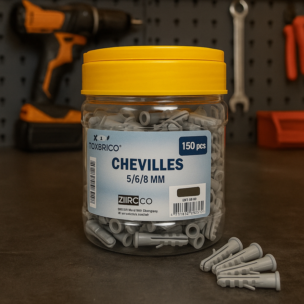 Chevilles 5/6/8 mm