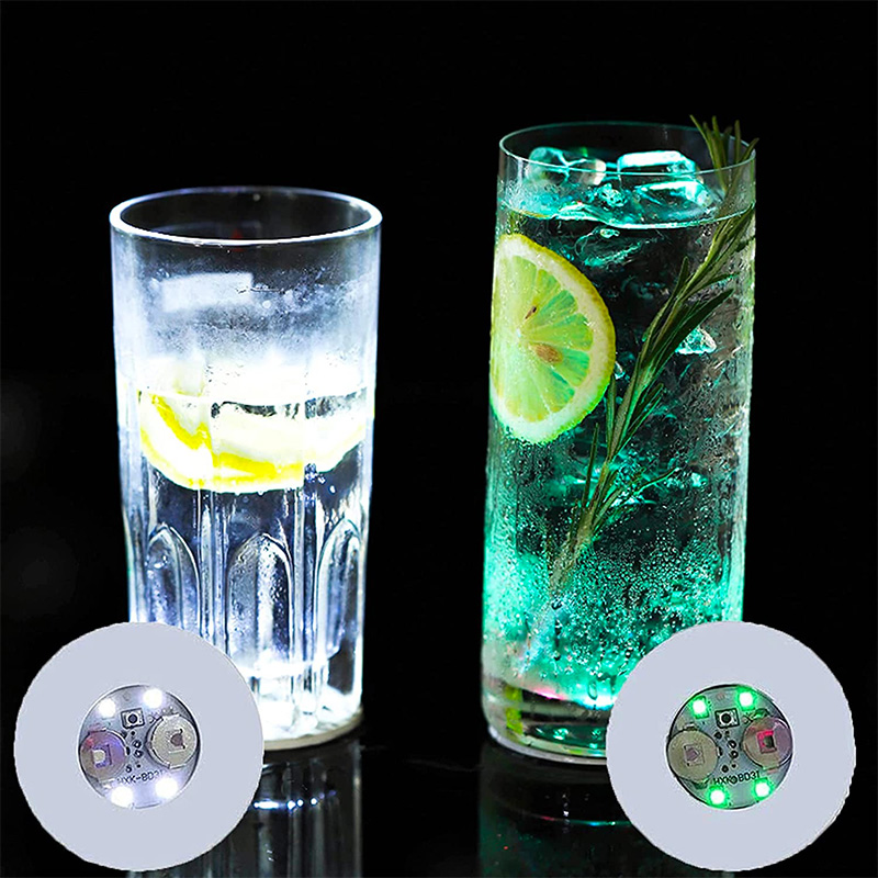 Dessous de verre lumineux autocollant